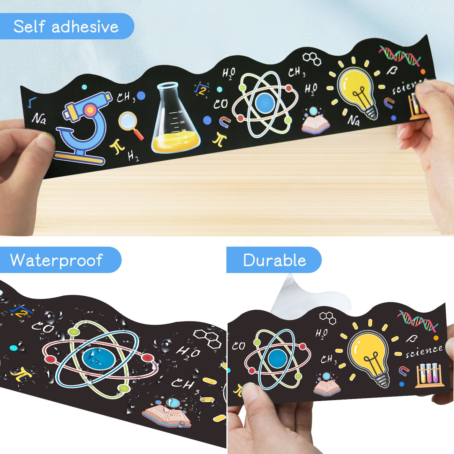 72 Feet Science Bulletin Board Borders
