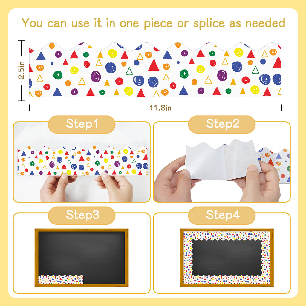 84 Feet Bulletin Board Borders