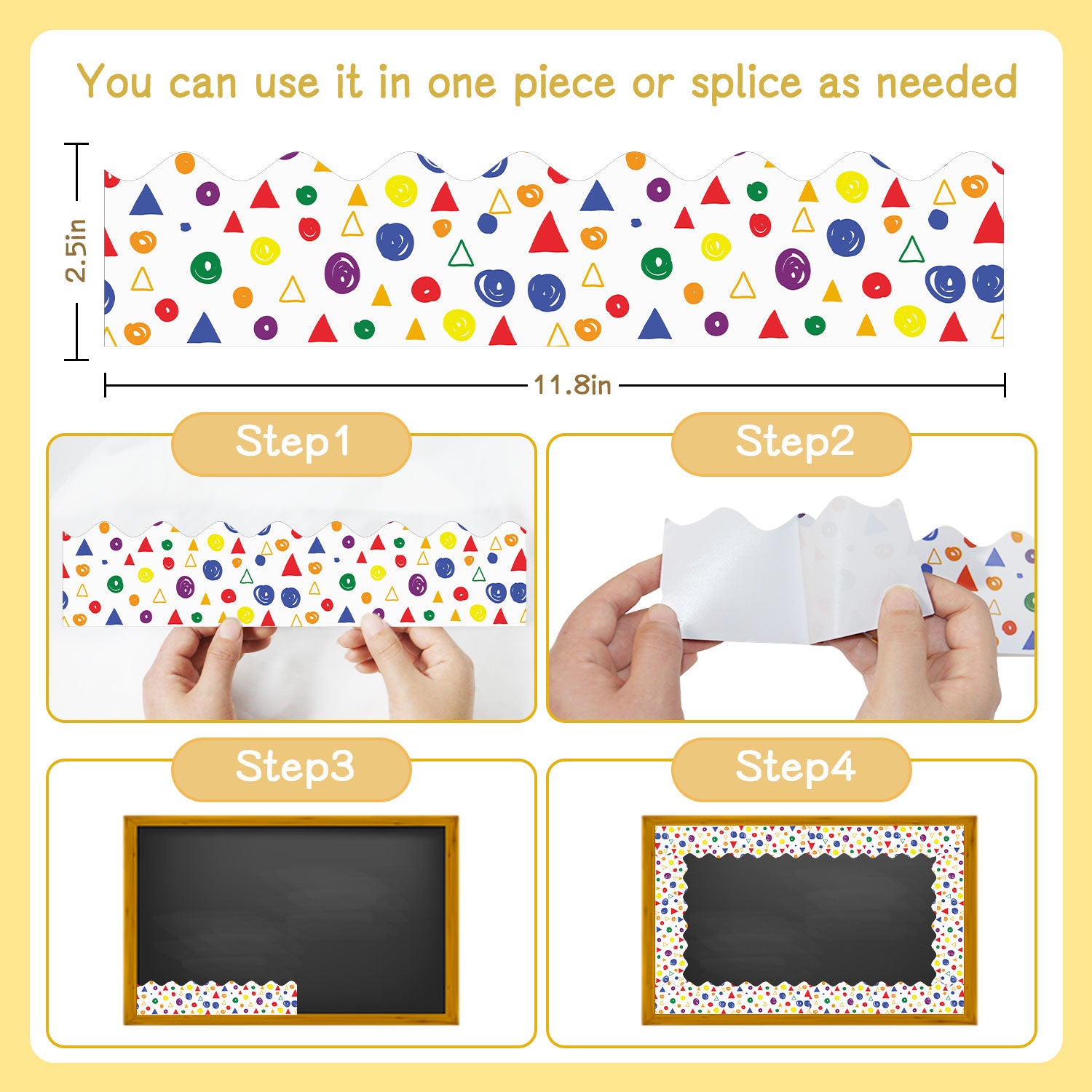 84 Feet Bulletin Board Borders