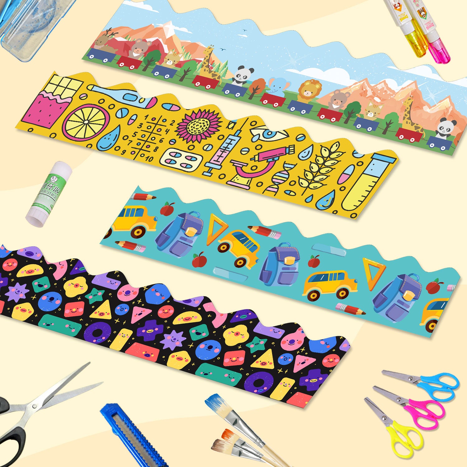 84 Feet Bulletin Board Borders