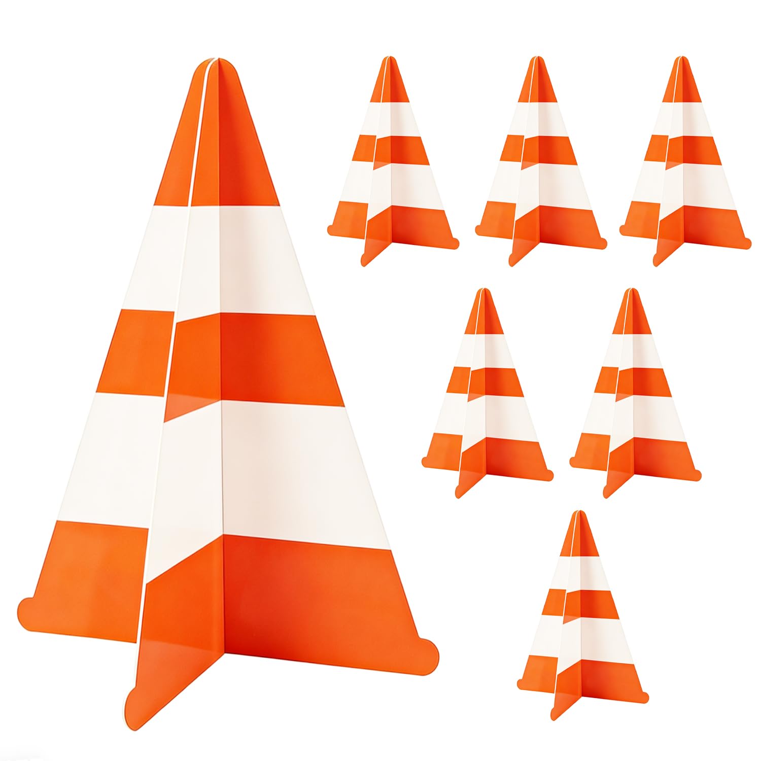 6 Pcs Traffic Light Centerpieces for Racing Cars Party Decorations