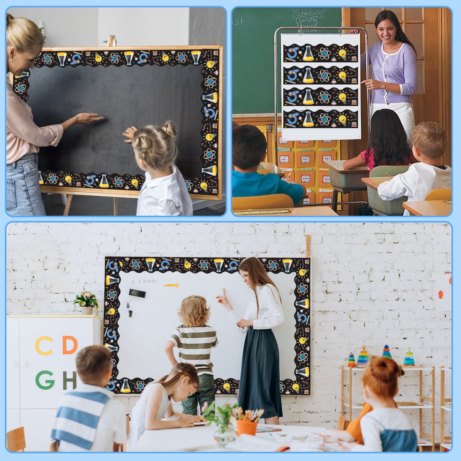 72 Feet Science Bulletin Board Borders