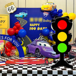 6 Pcs Traffic Light Centerpieces for Racing Cars Party Decorations