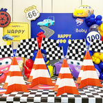 6 Pcs Traffic Light Centerpieces for Racing Cars Party Decorations