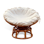 Papasan Cushion Cover Only,Water Resistant Papasan Chair Cushion Cover for Outdoor lndoor,Skin-Friendly Soft Machine Washable Unfading Zippered Cover for Round Egg Chair Cushion