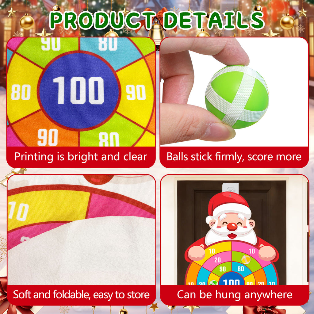 Christmas Dartboard Game For Children