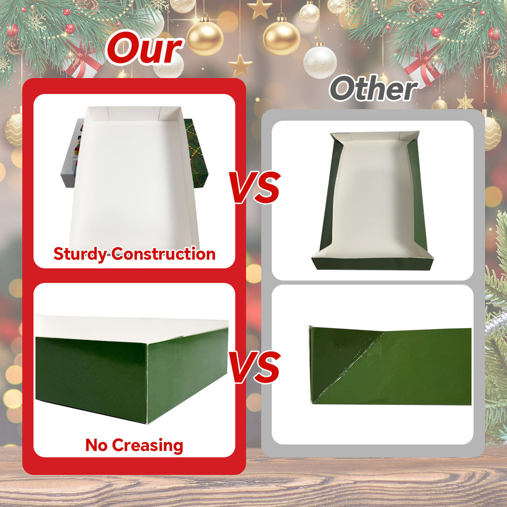 12 Pack Medium Christmas Gift Boxes with Lids