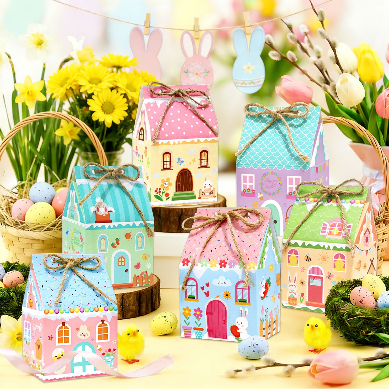 24 Pcs Easter Treat Boxes
