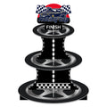 3-Tier Racing Car Theme Cardboard Cupcake Stand（Track）