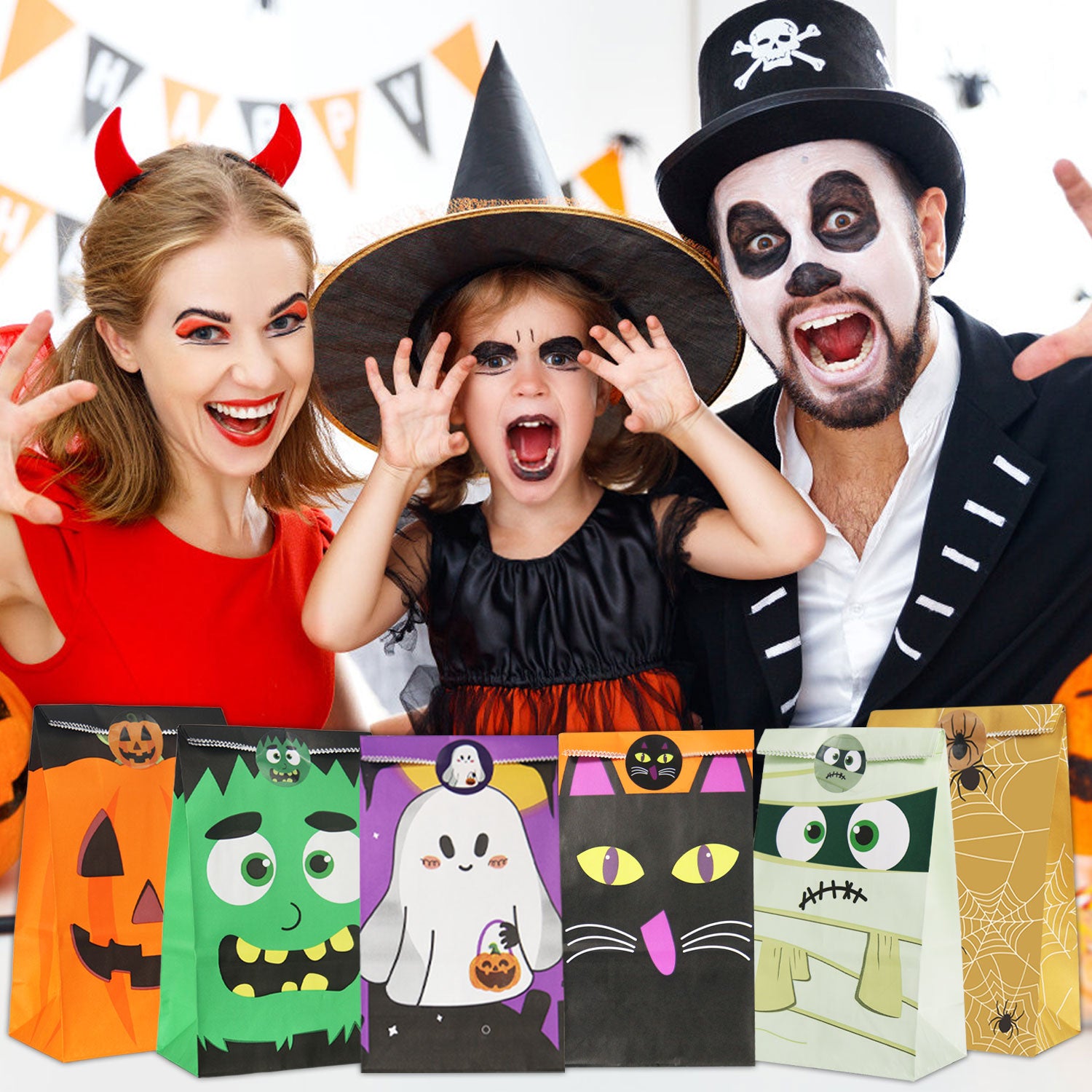 Halloween Treat Bags - 24 PCS