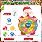 Christmas Dartboard Game For Children