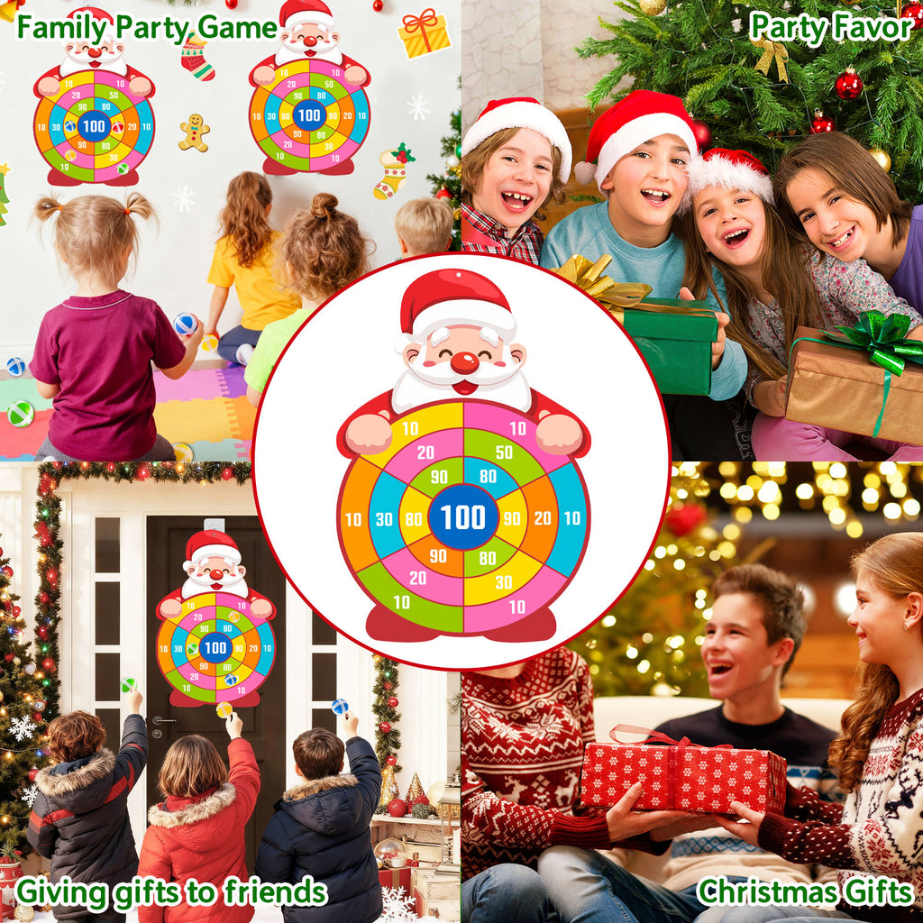 Christmas Dartboard Game For Children