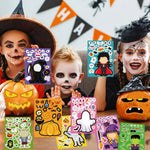 32 Sheets Halloween Make-a-face Sticker Set