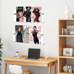 2 Pack Acrylic Magazine Holder