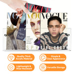 2 Pack Acrylic Magazine Holder