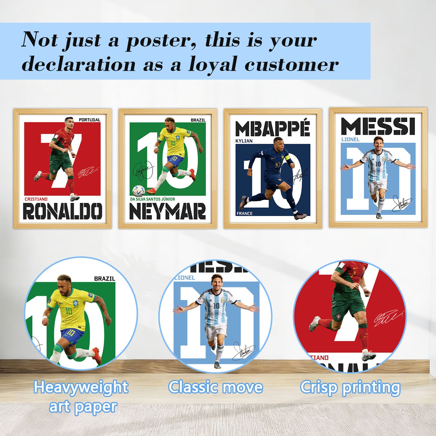 Soccer Posters 8x10 Inch