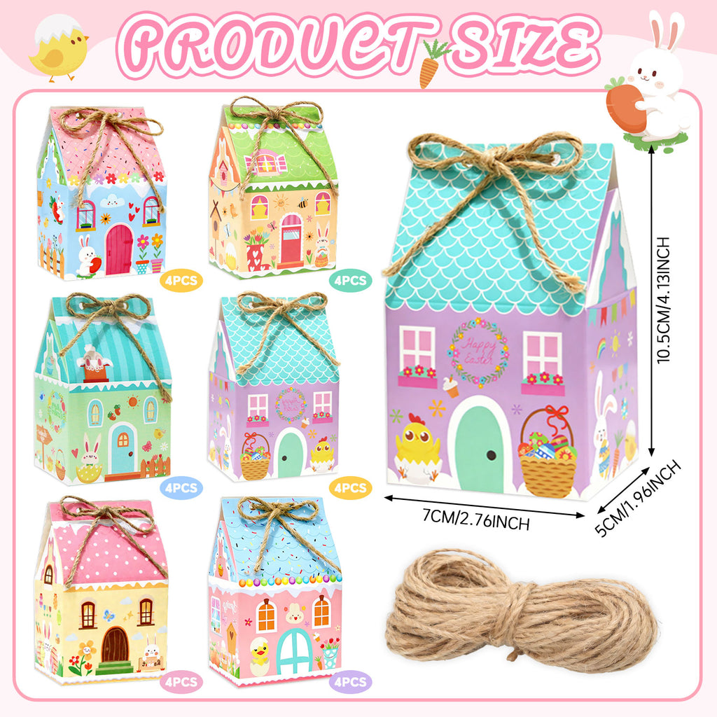 24 Pcs Easter Treat Boxes