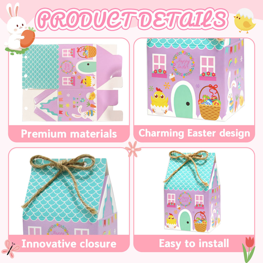 24 Pcs Easter Treat Boxes