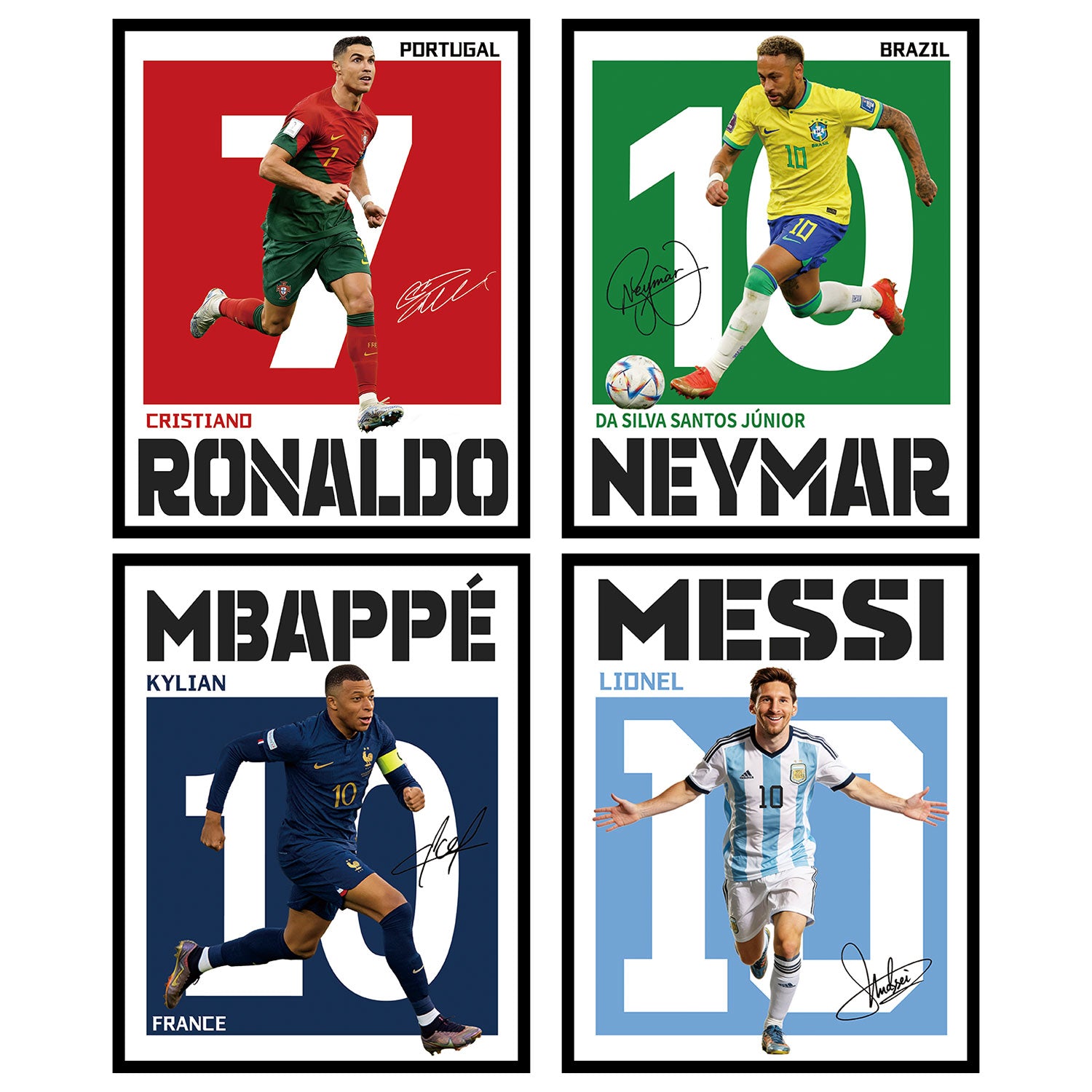 Soccer Posters 8x10 Inch